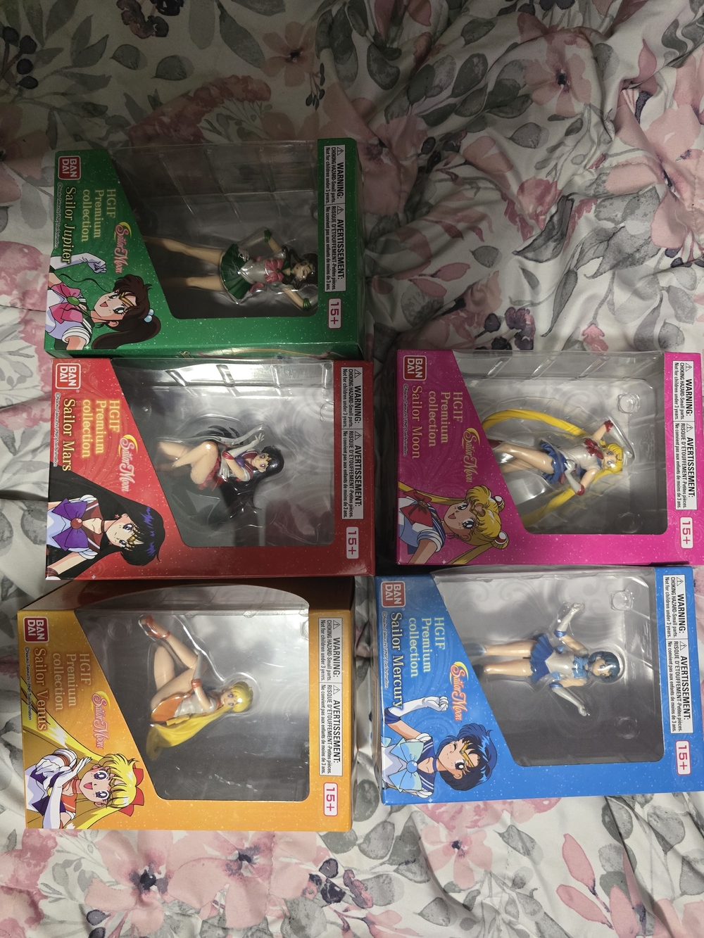 Sailor Moon Bandai Premium Figure Collection - Set of Five (Boxed)